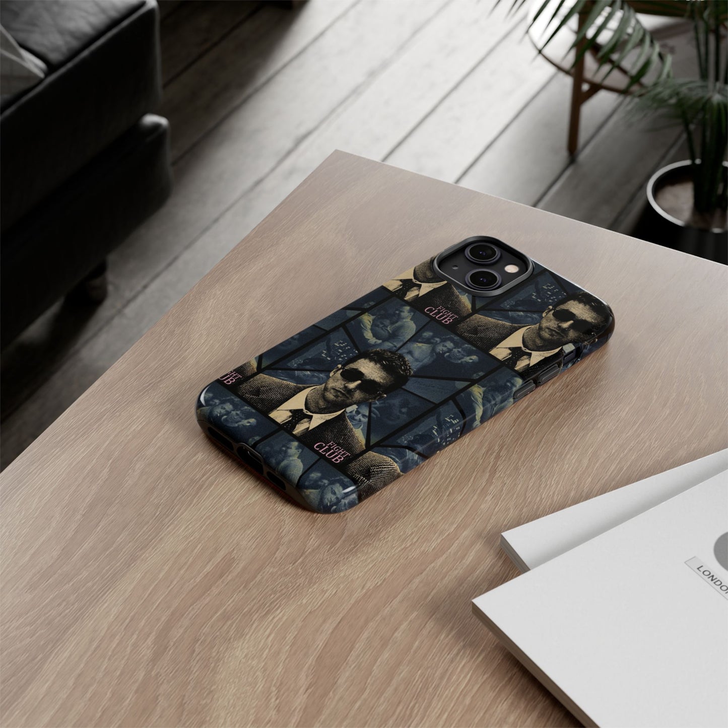 Fight Club Edward Norton Tough Phone Case - Edgy Design for Movie Fans