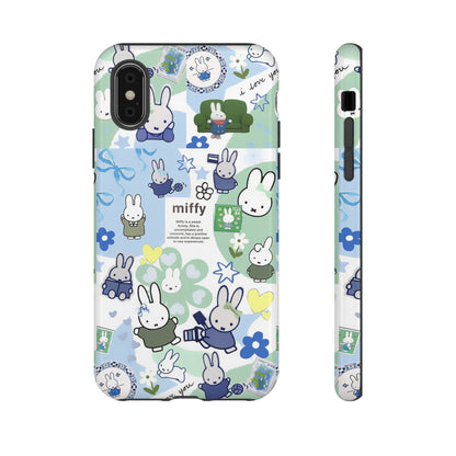 Cute Miffy Tough Phone Case - iPhone, Samsung Stylish Design for Bunny Lovers