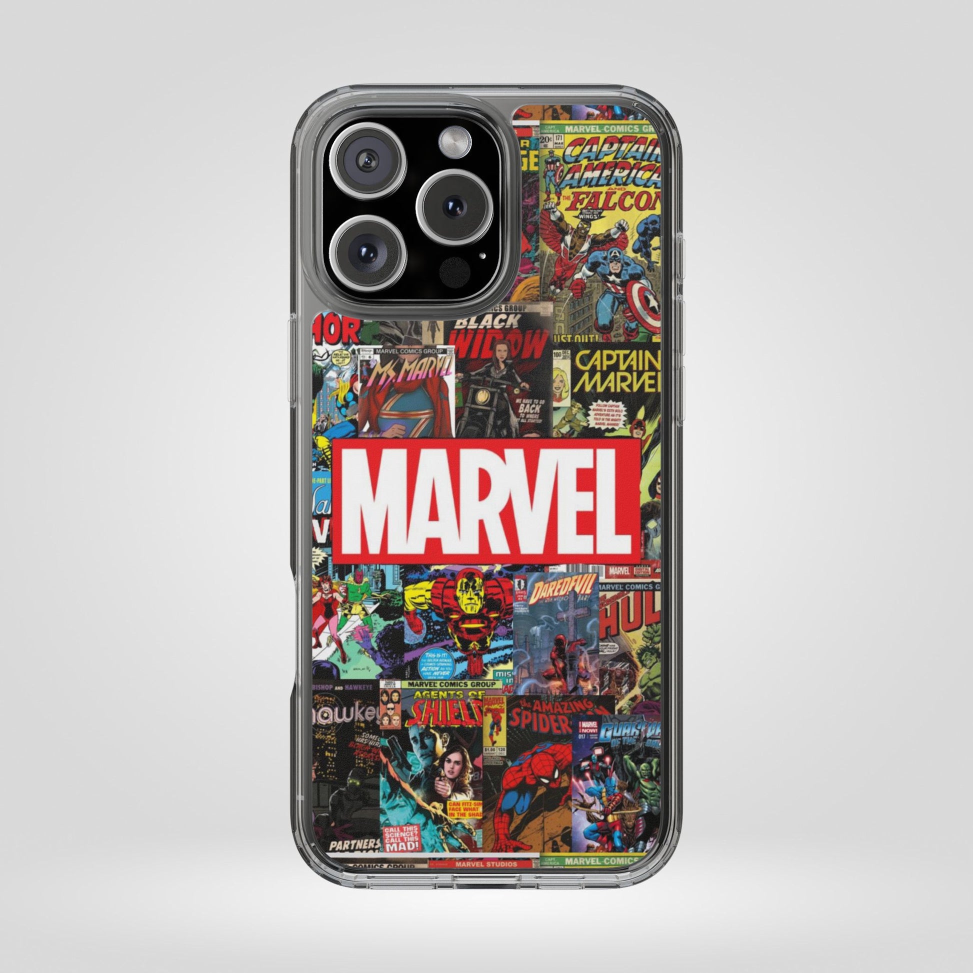 Marvel Comics Clear Phone Case - Stylish Protection for Superhero Fans - Roe Creation
