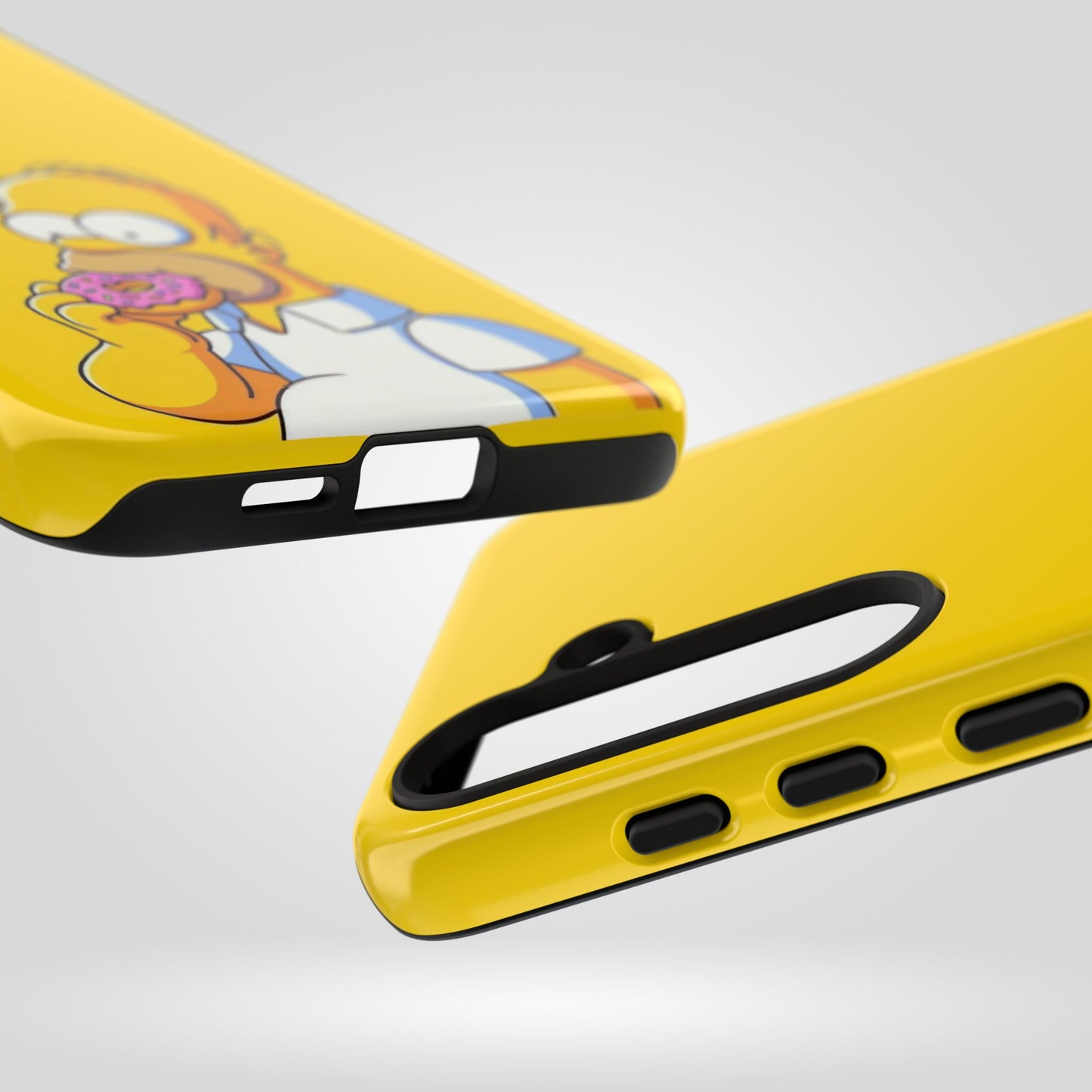 Homer Simpson Phone Case - iPhone, Samsung, Unique Protection for Fans, Cartoon Phone Cover, Gift for Simpsons Lovers, Durable Tough Case