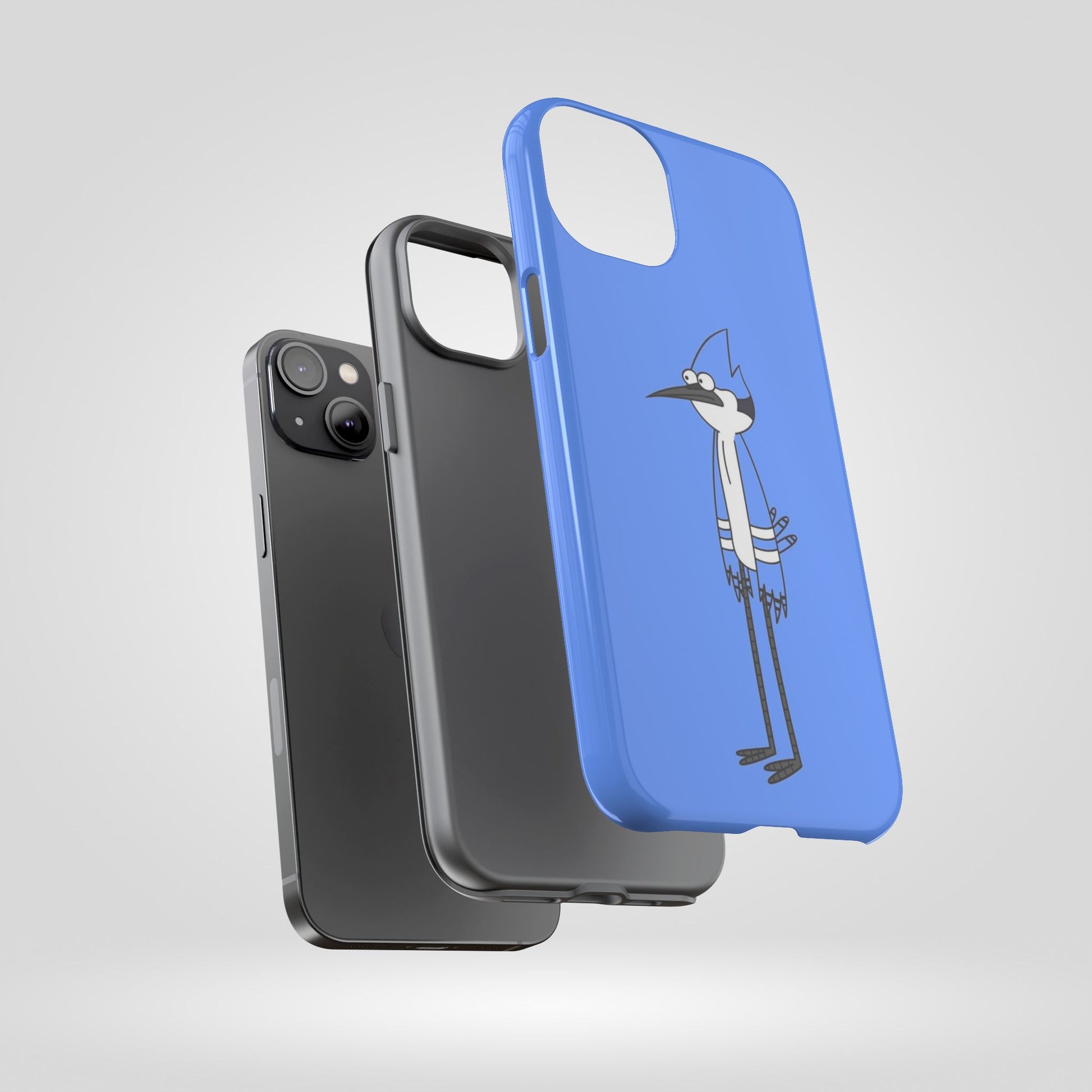 Regular Show Bold Blue Phone Case with Cartoon Design - Roe Creation