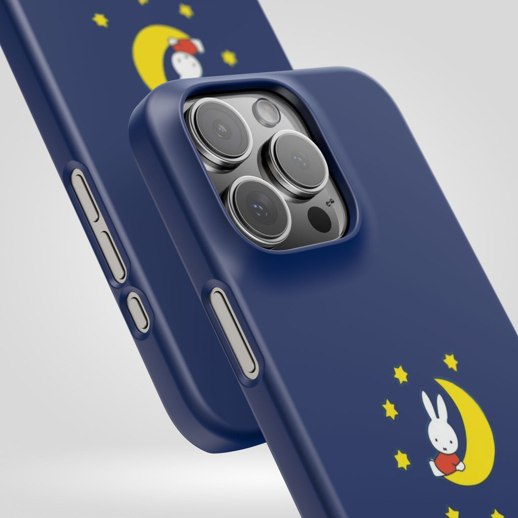 Miffy Phone Case, Moon Snap Case for Phone - Nighttime Design, iPhone, Samsung - Roe Creation