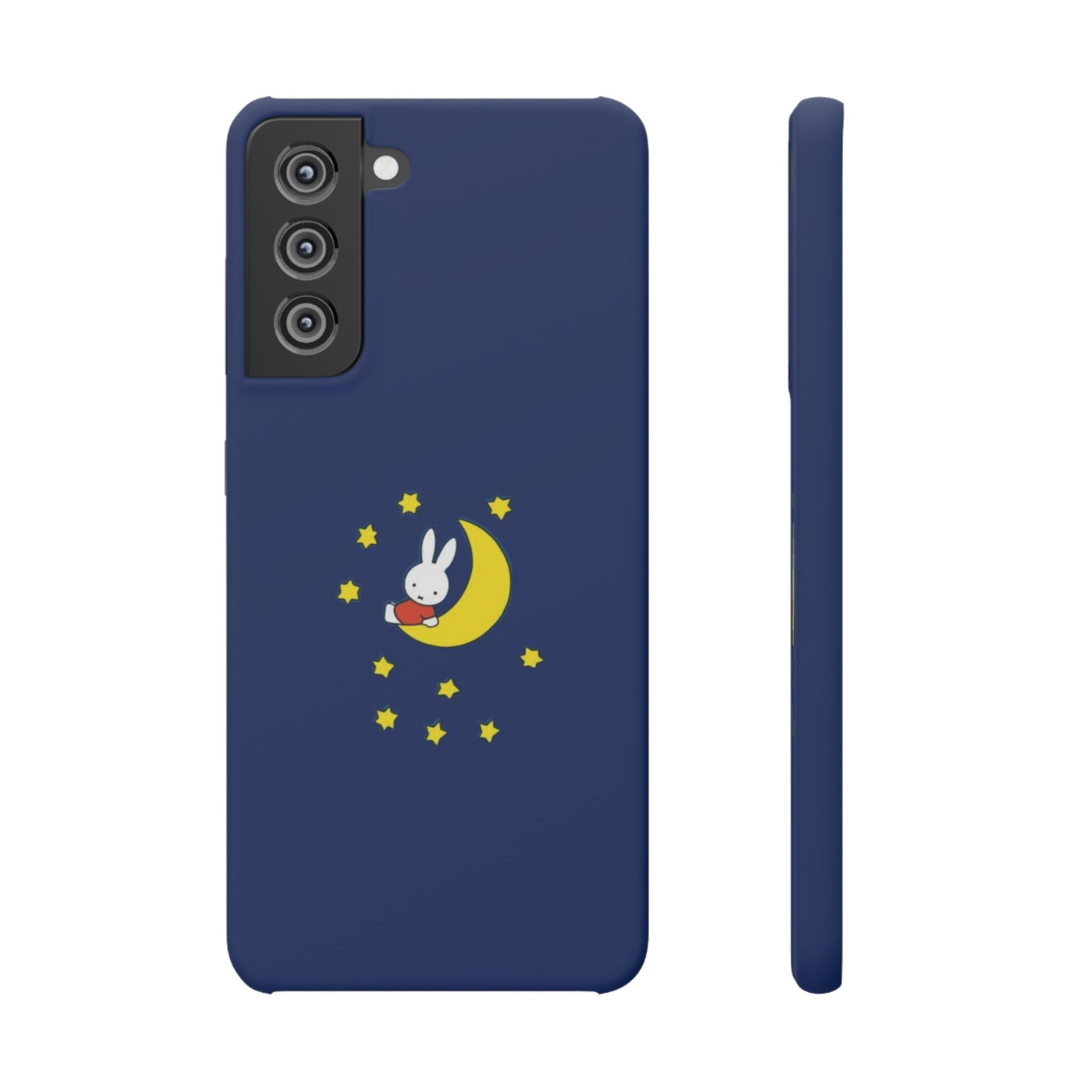 Miffy Phone Case, Moon Snap Case for Phone - Nighttime Design, iPhone, Samsung - Roe Creation