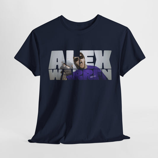 Alex Warren Unisex Heavy Cotton Tee - Casual Graphic Tee for Fans