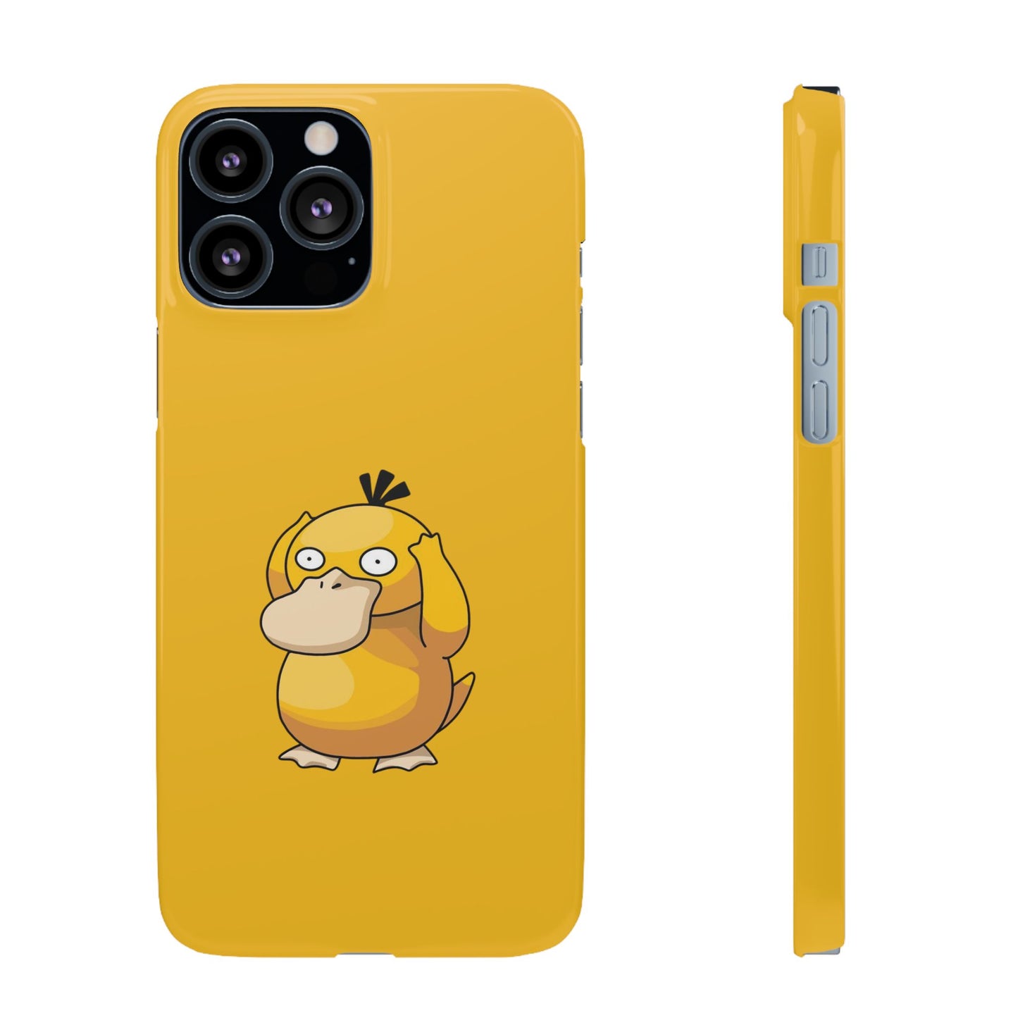 Psyduck Pokemon Snap Phone Cases, Yellow, Cartoon - iPhone, Samsung