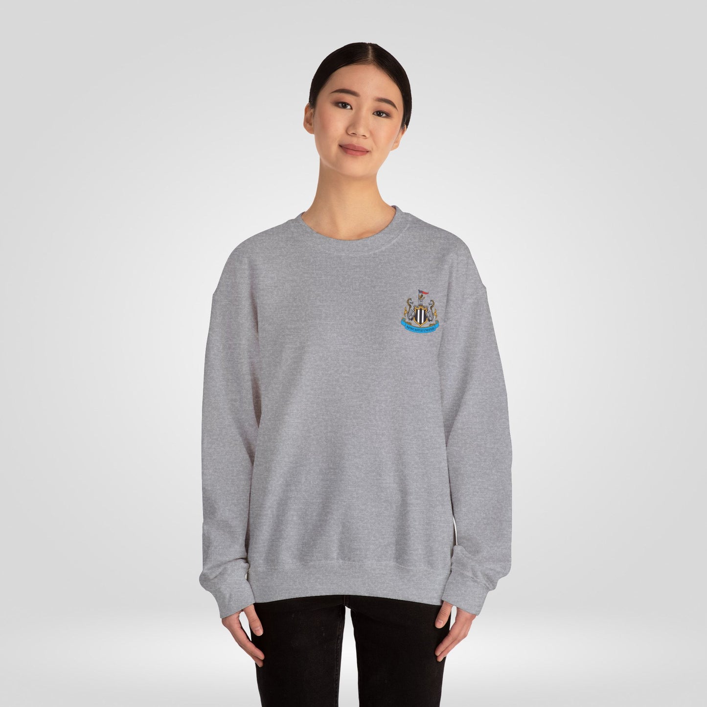 Newcastle United Logo Minimal Unisex Crewneck Sweatshirt - Roe Creation