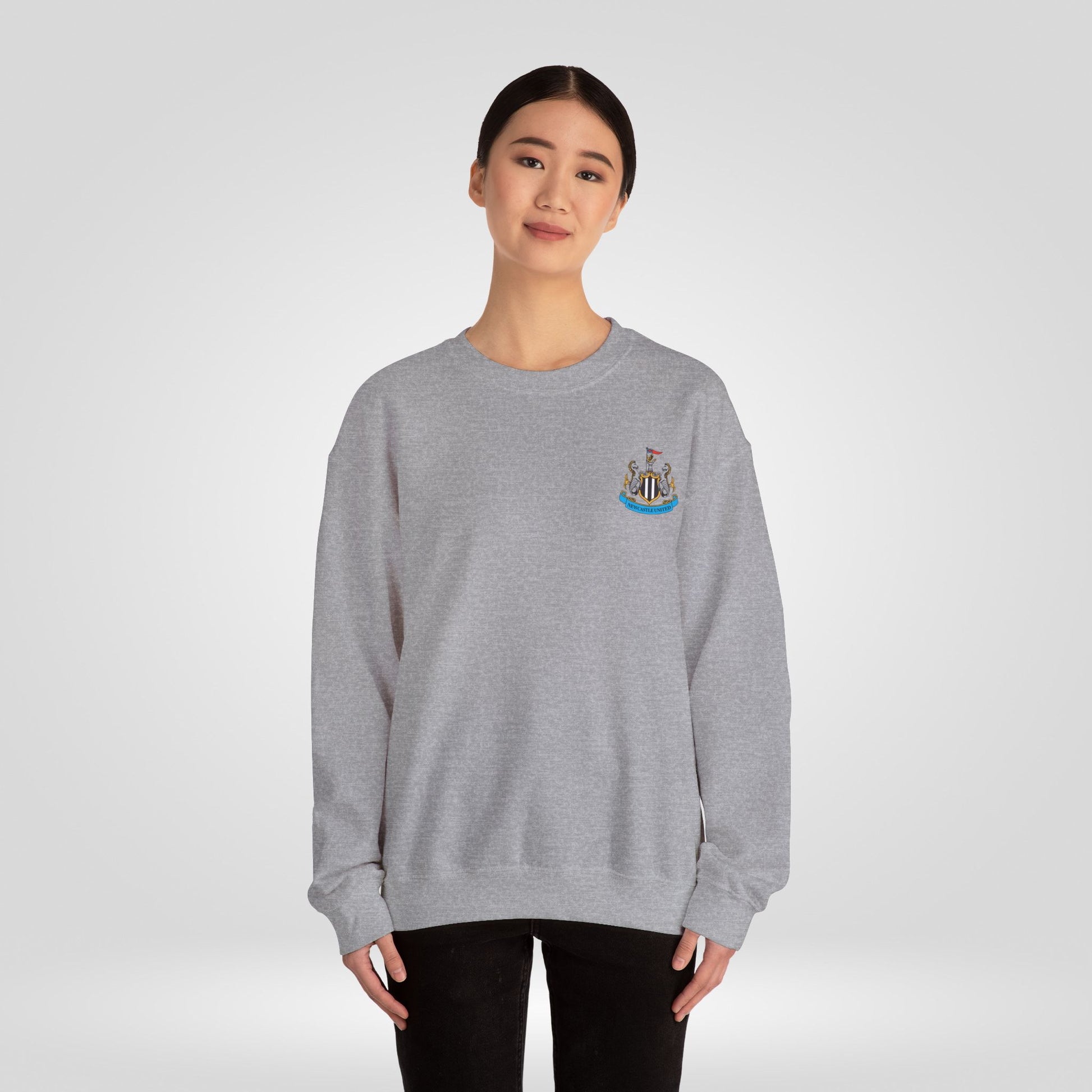 Newcastle United Logo Minimal Unisex Crewneck Sweatshirt - Roe Creation