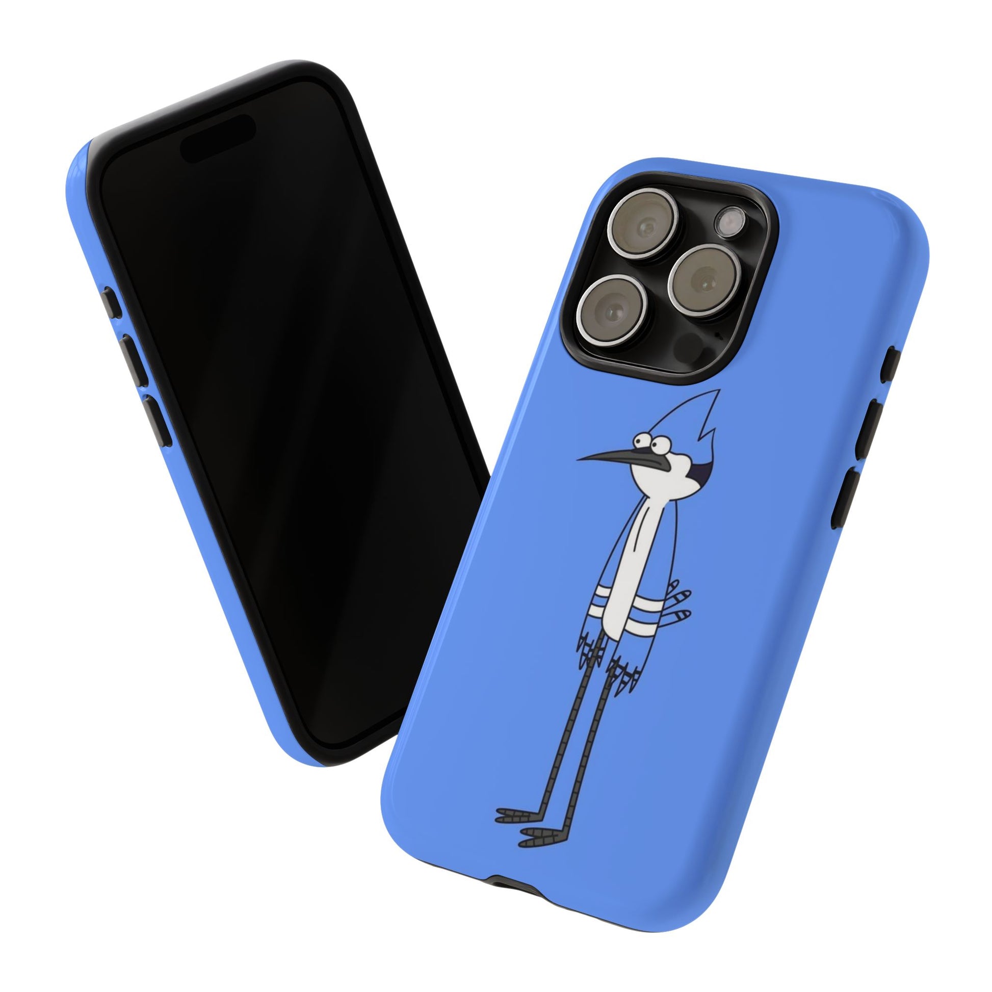 Regular Show Bold Blue Phone Case with Cartoon Design - Roe Creation