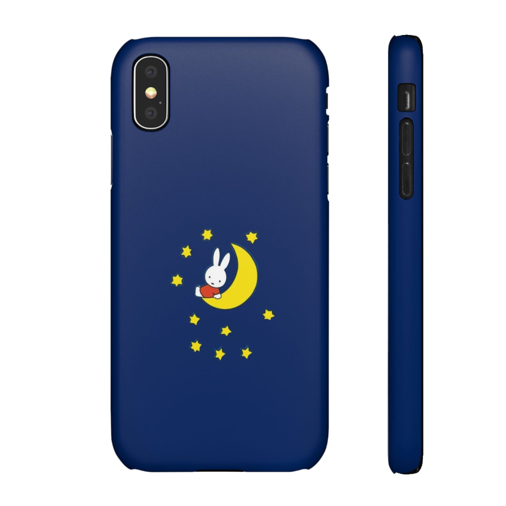 Miffy Phone Case, Moon Snap Case for Phone - Nighttime Design, iPhone, Samsung - Roe Creation