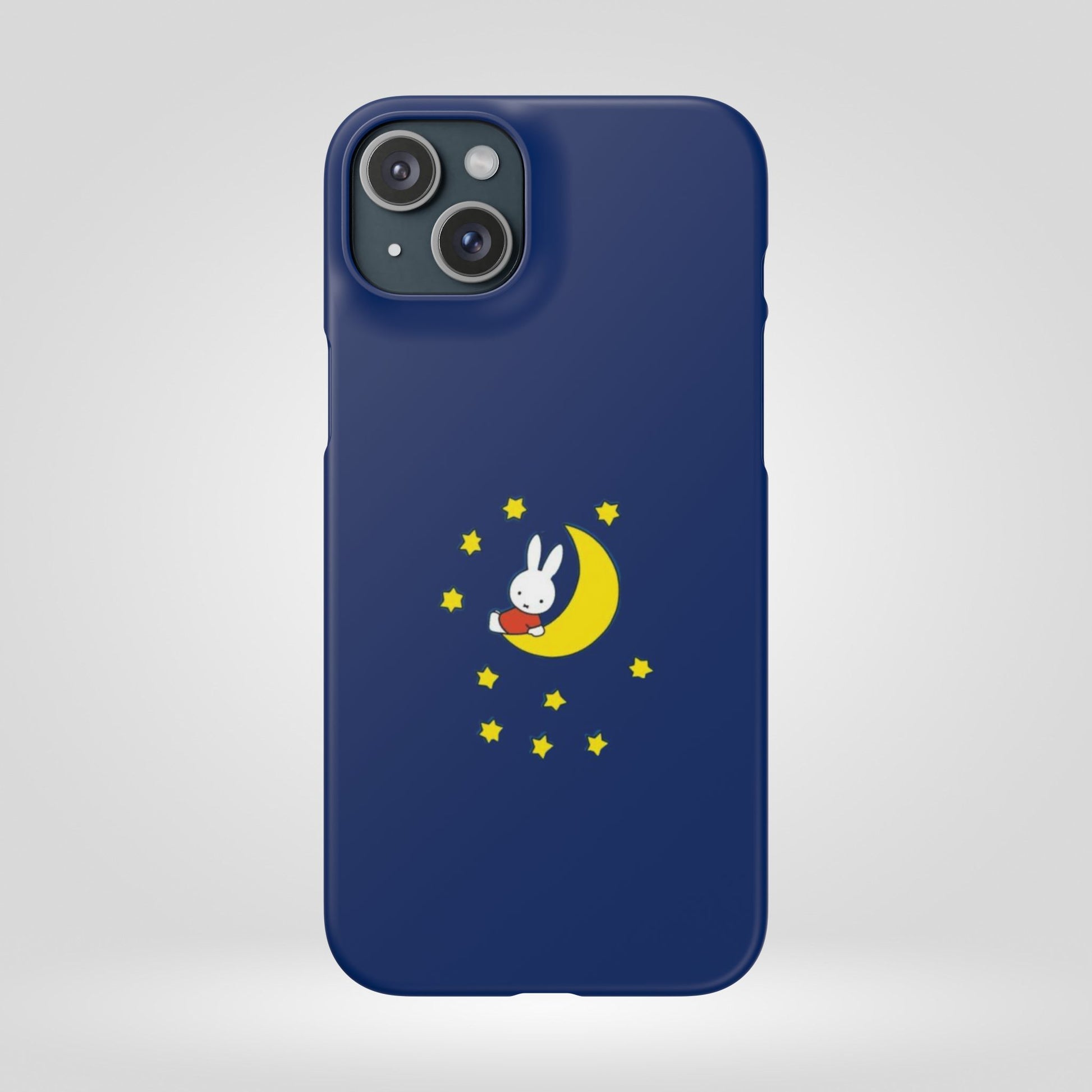 Miffy Phone Case, Moon Snap Case for Phone - Nighttime Design, iPhone, Samsung - Roe Creation