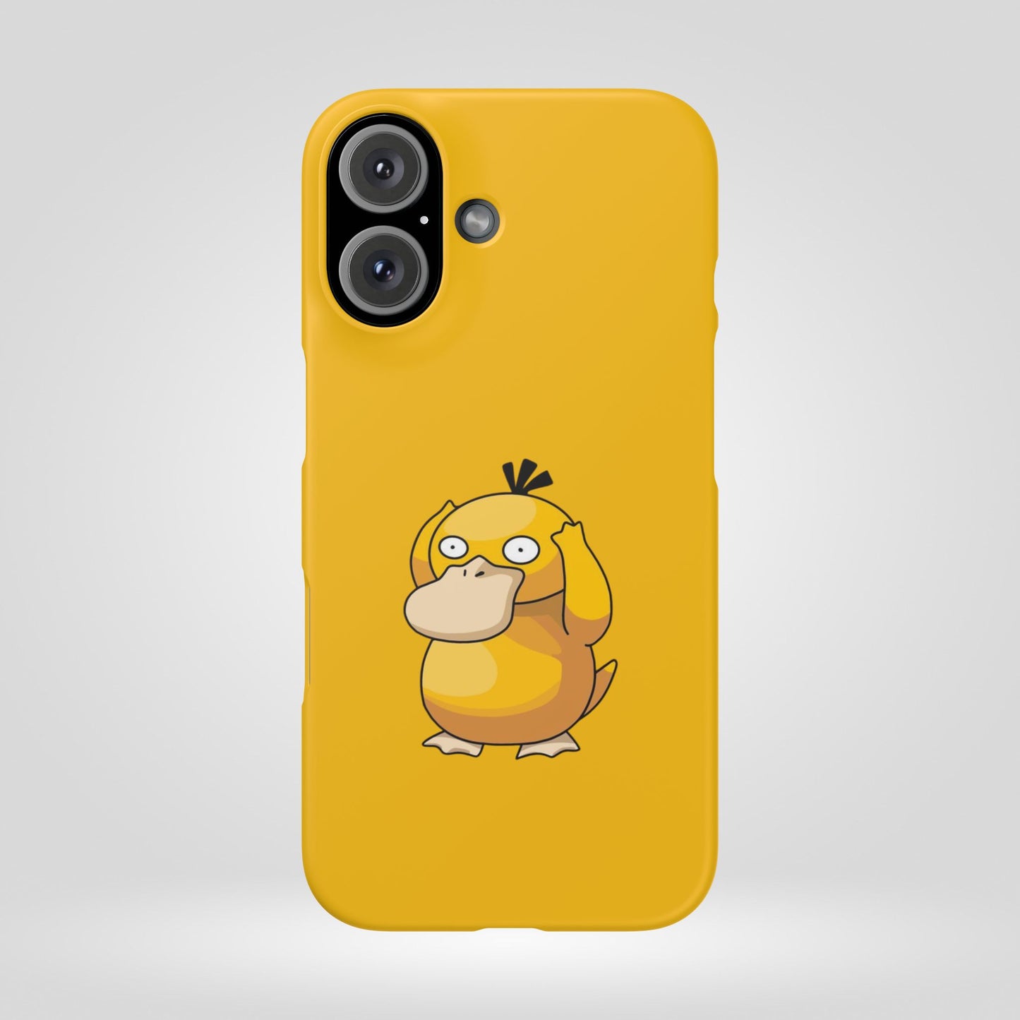 Psyduck Pokemon Snap Phone Cases, Yellow, Cartoon - iPhone, Samsung
