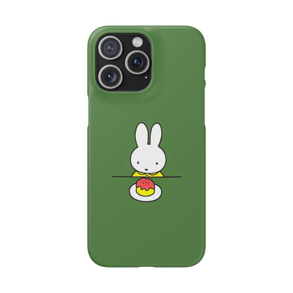 Miffy Phone Case, Snap Case, Green Miffy - iPhone, Samsung