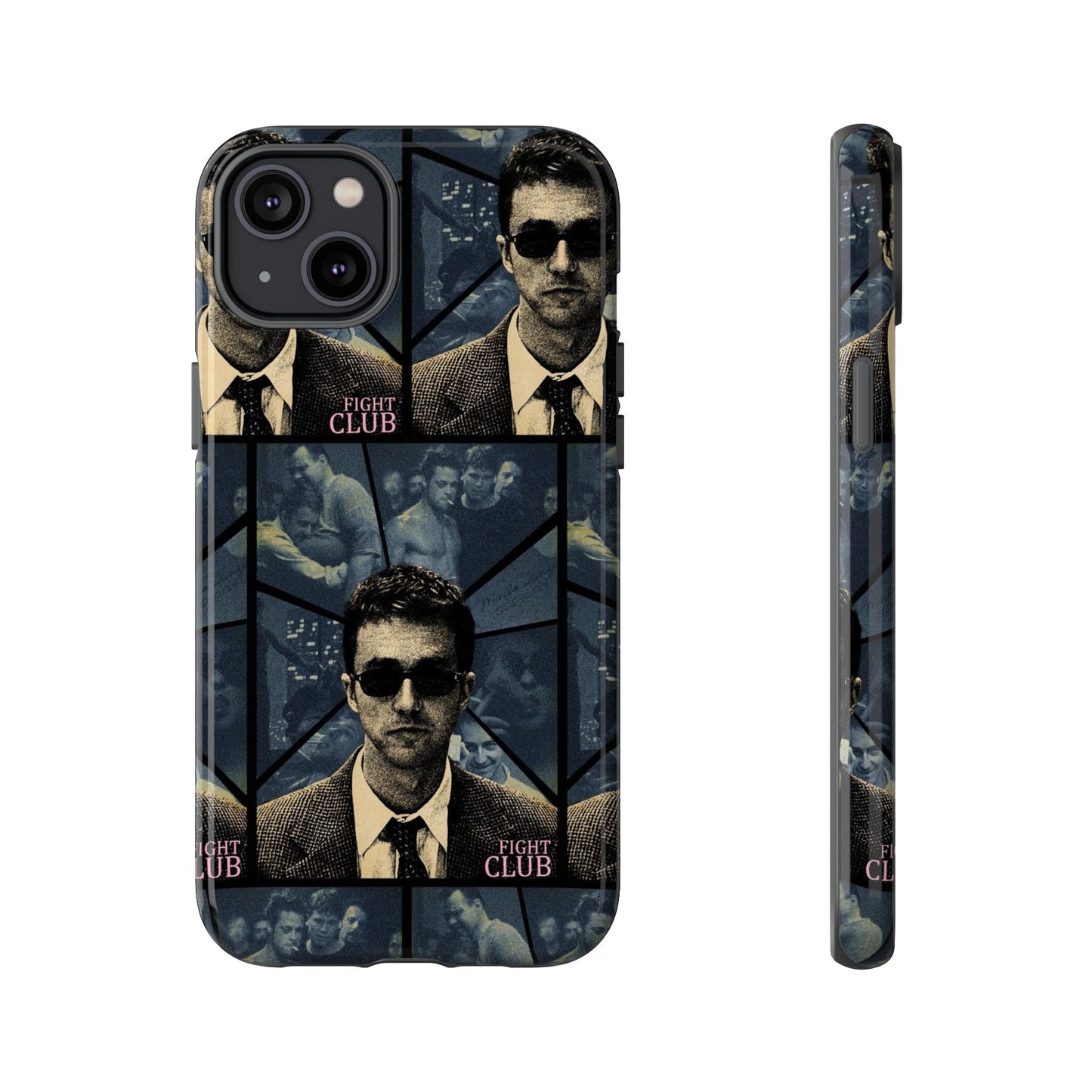 Fight Club Edward Norton Tough Phone Case - Edgy Design for Movie Fans