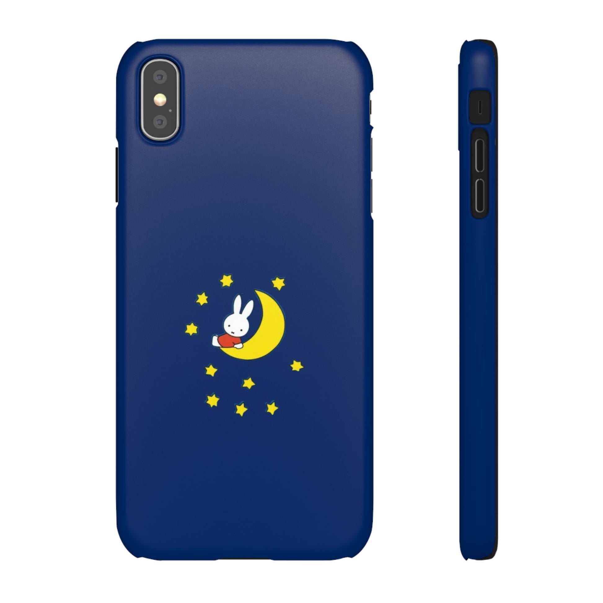 Miffy Phone Case, Moon Snap Case for Phone - Nighttime Design, iPhone, Samsung - Roe Creation