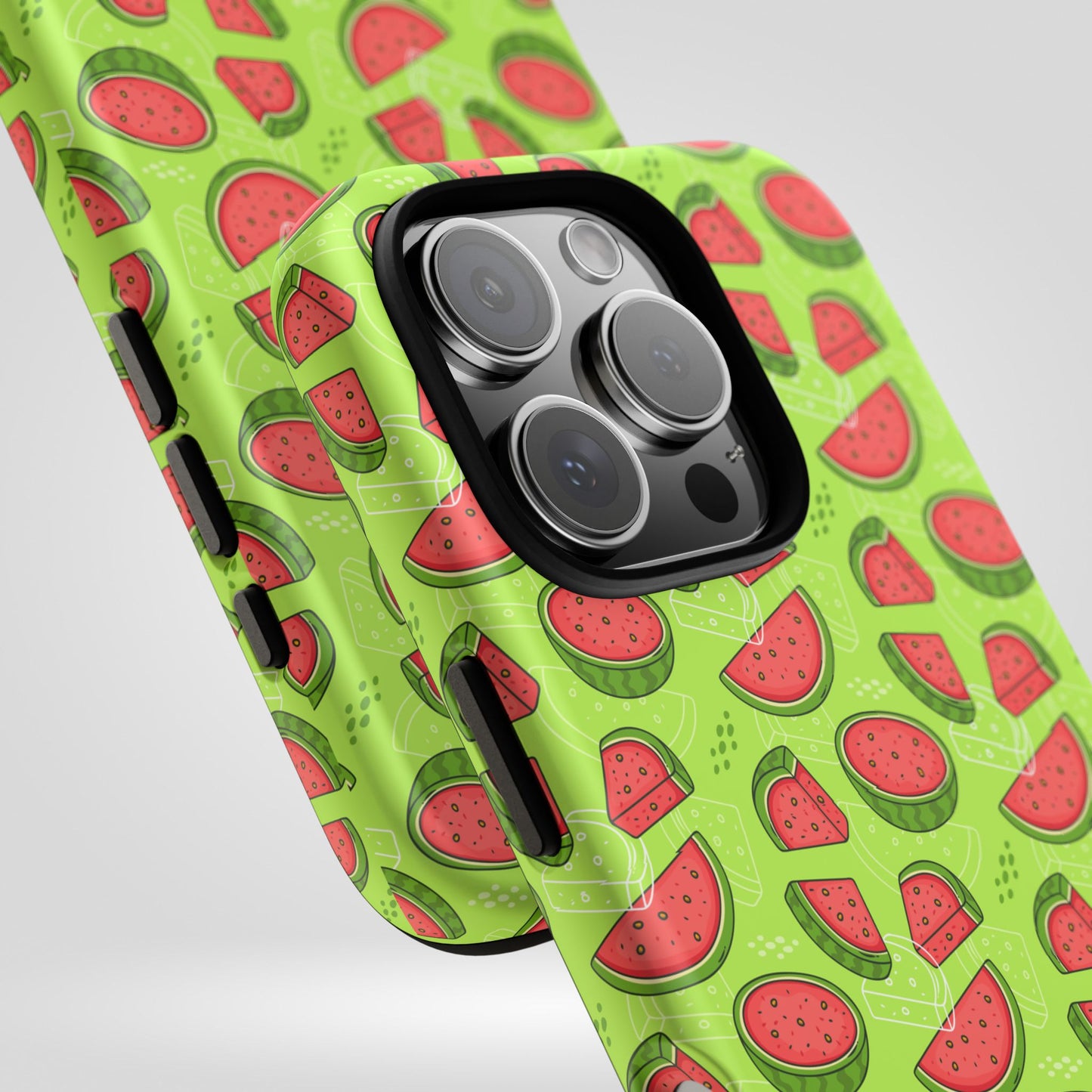 Watermelon Tough iPhone Case – Vibrant Fruit Phone Cover for Summer Vibes - Roe Creation