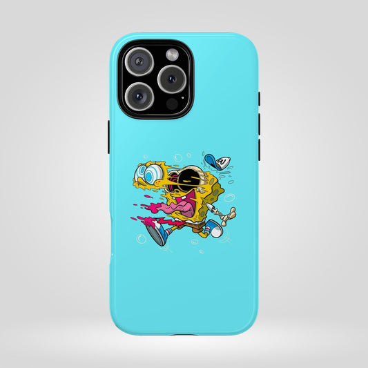 Funny SpongeBob Tough iPhone Case – Cartoon Vibes for Kids & Adults