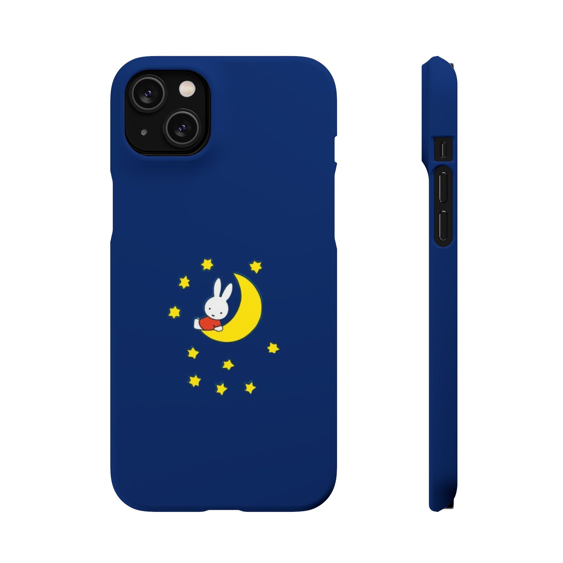 Miffy Phone Case, Moon Snap Case for Phone - Nighttime Design, iPhone, Samsung - Roe Creation