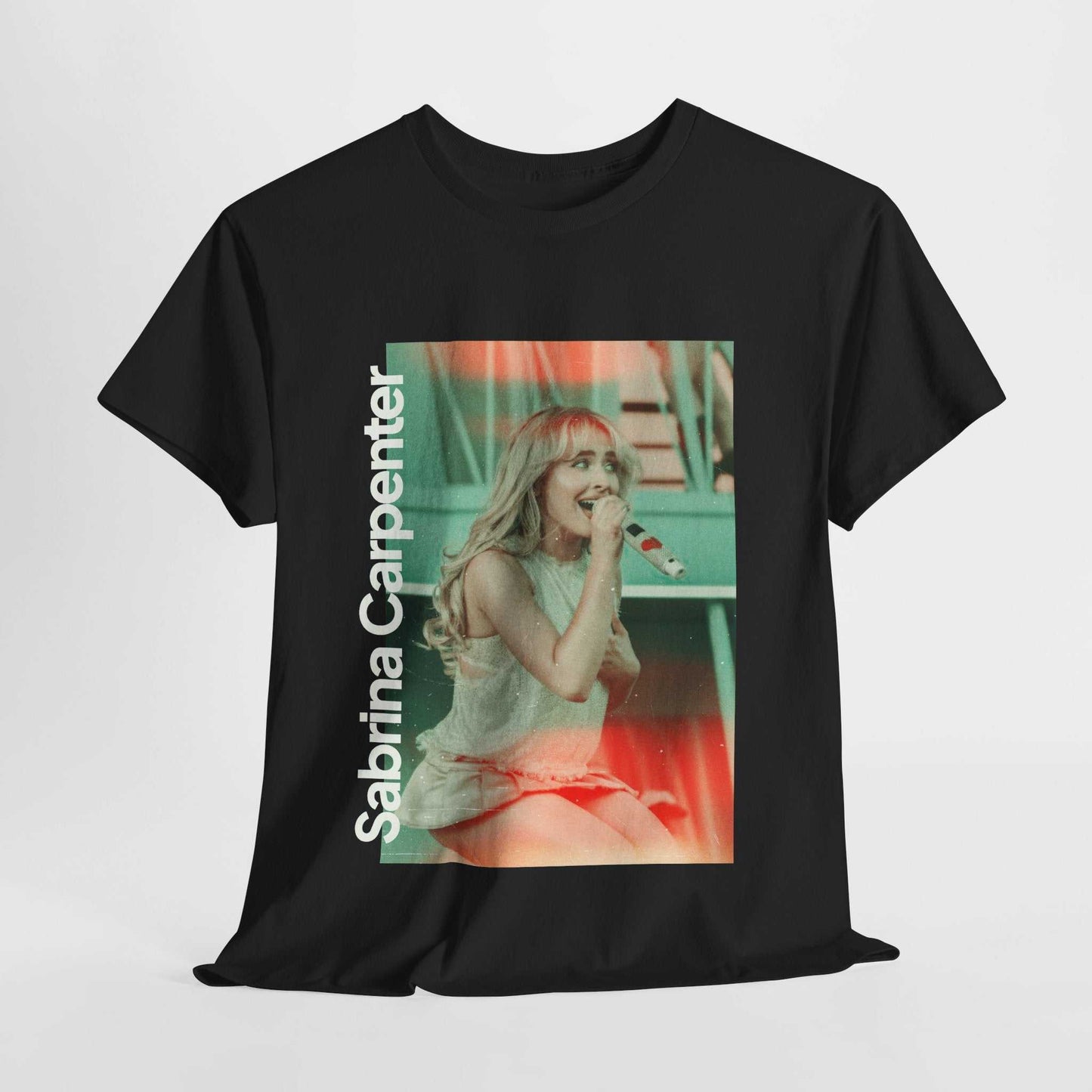 Sabrina Carpenter Unisex Heavy Cotton Tee - Music Lover's Essential