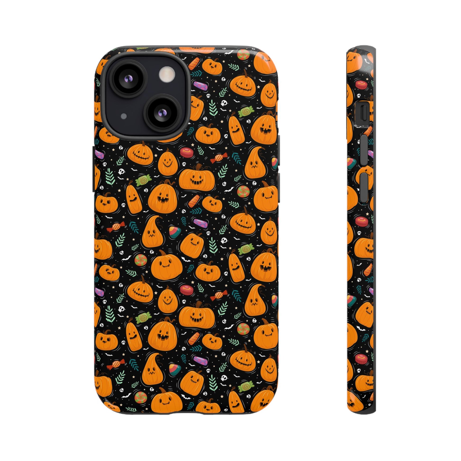 Halloween Phone Case for Gift, Pumpkin Pattern, iPhone & Samsung
