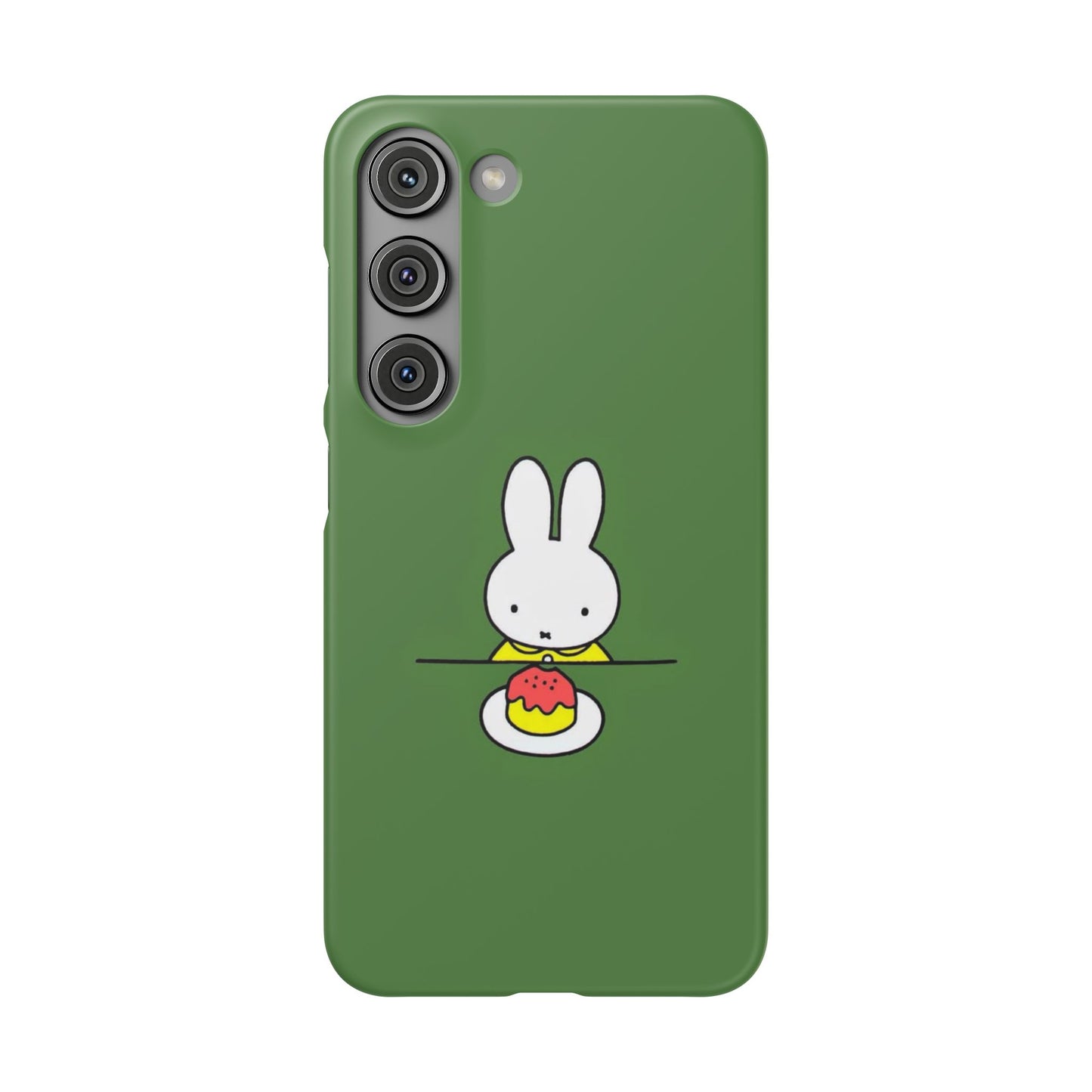 Miffy Phone Case, Snap Case, Green Miffy - iPhone, Samsung