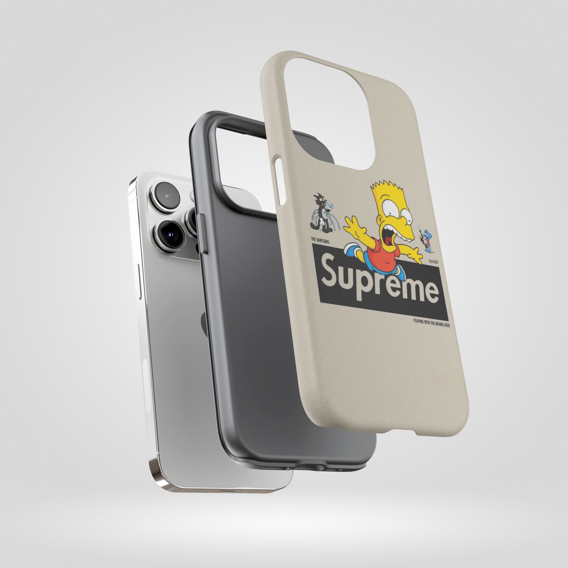 Supreme Bart Simpson iPhone Case - Tough Protection with Style - Roe Creation