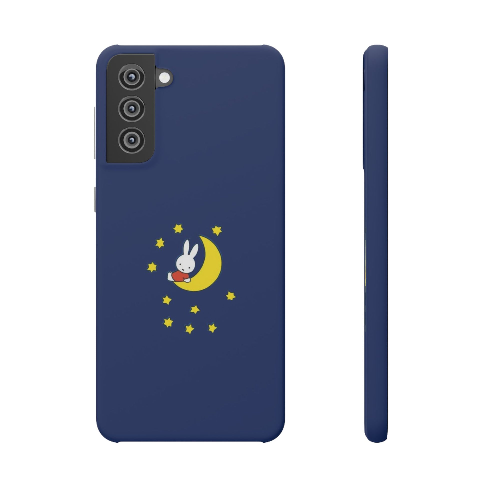 Miffy Phone Case, Moon Snap Case for Phone - Nighttime Design, iPhone, Samsung - Roe Creation