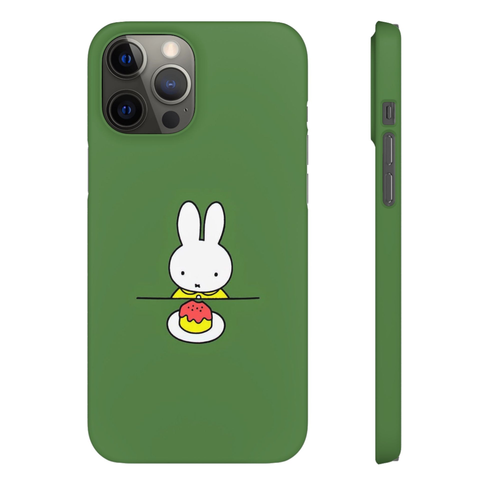 Miffy Phone Case, Snap Case, Green Miffy - iPhone, Samsung - Roe Creation