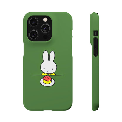 Miffy Phone Case, Snap Case, Green Miffy - iPhone, Samsung
