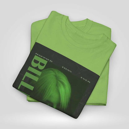 Billie Eillish Musician Unisex Heavy Cotton Tee for Lovers - Roe Creation
