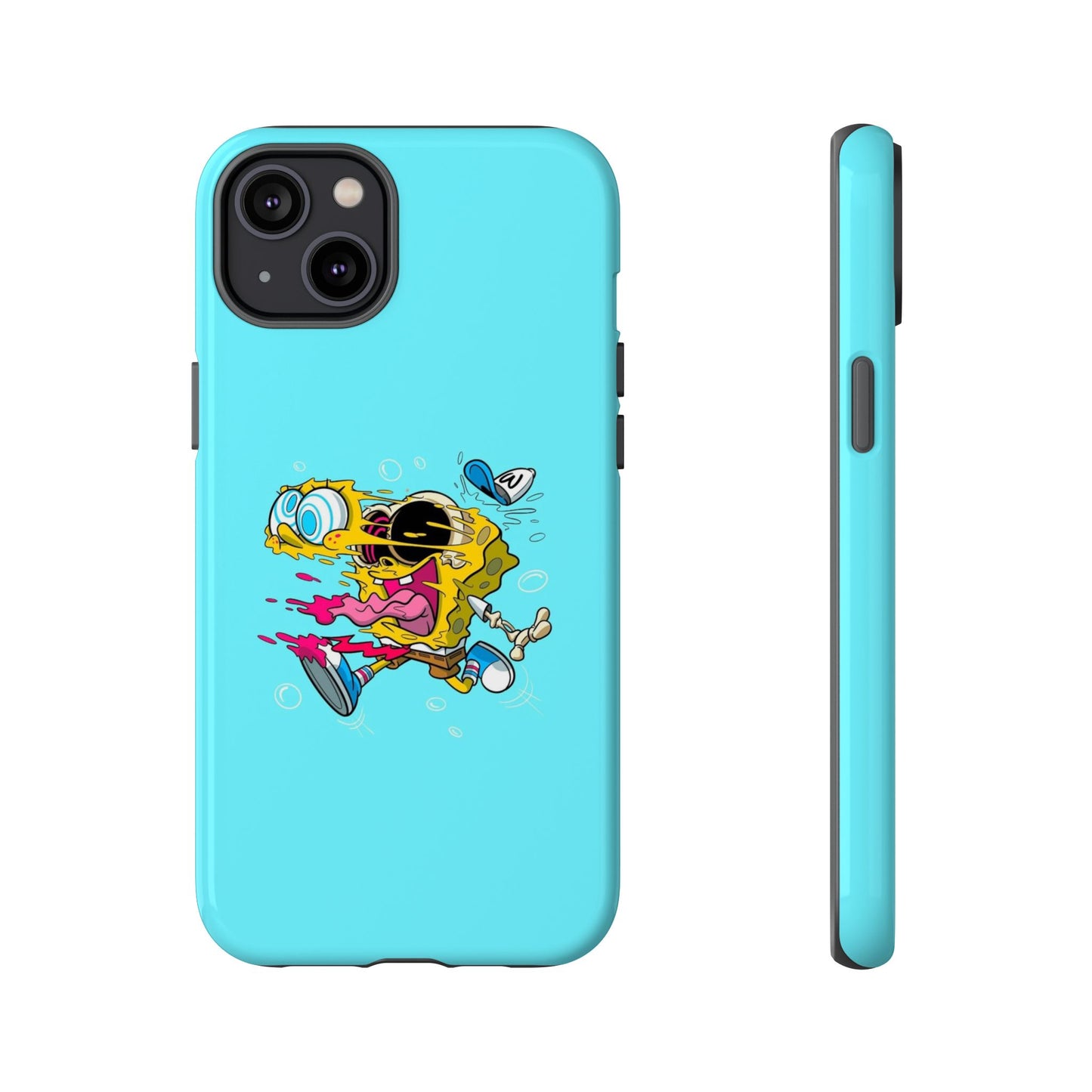 Funny SpongeBob Tough iPhone Case – Cartoon Vibes for Kids & Adults
