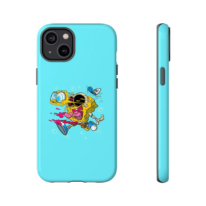 Funny SpongeBob Tough iPhone Case – Cartoon Vibes for Kids & Adults
