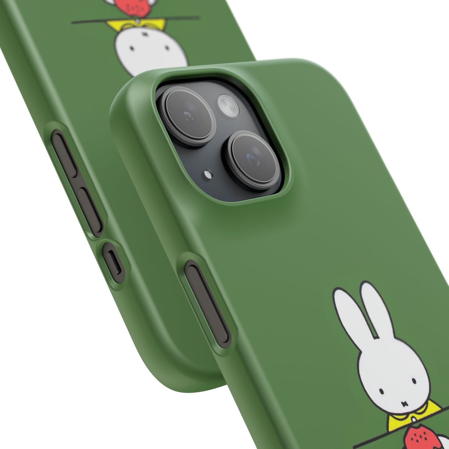 Miffy Phone Case, Snap Case, Green Miffy - iPhone, Samsung