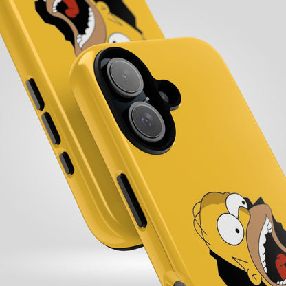 Homer Simpson Phone Case - Tough & Stylish Yellow Case for Fans