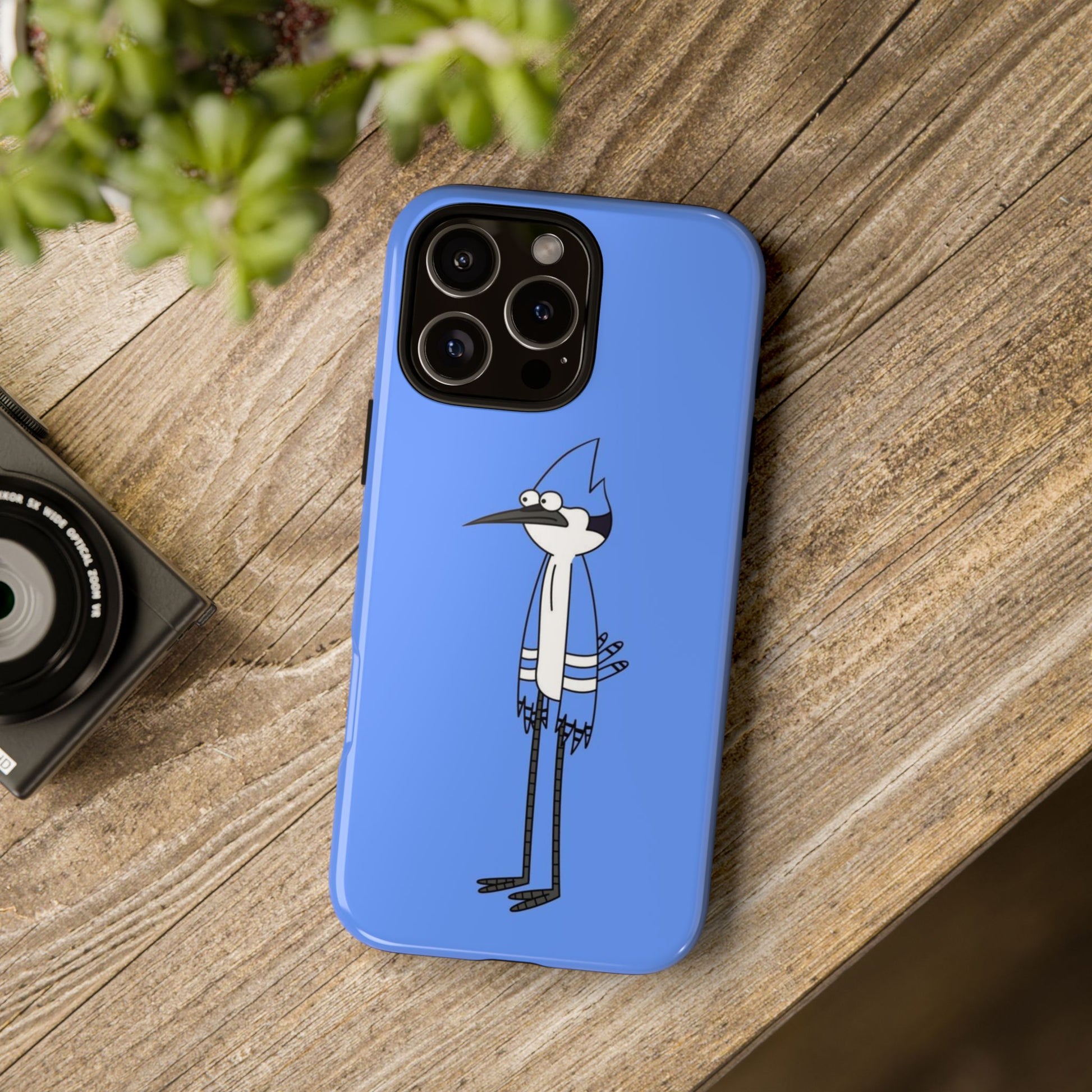 Regular Show Bold Blue Phone Case with Cartoon Design - Roe Creation