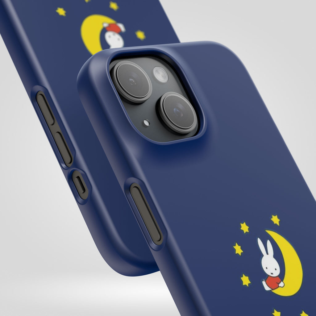 Miffy Phone Case, Moon Snap Case for Phone - Nighttime Design, iPhone, Samsung - Roe Creation