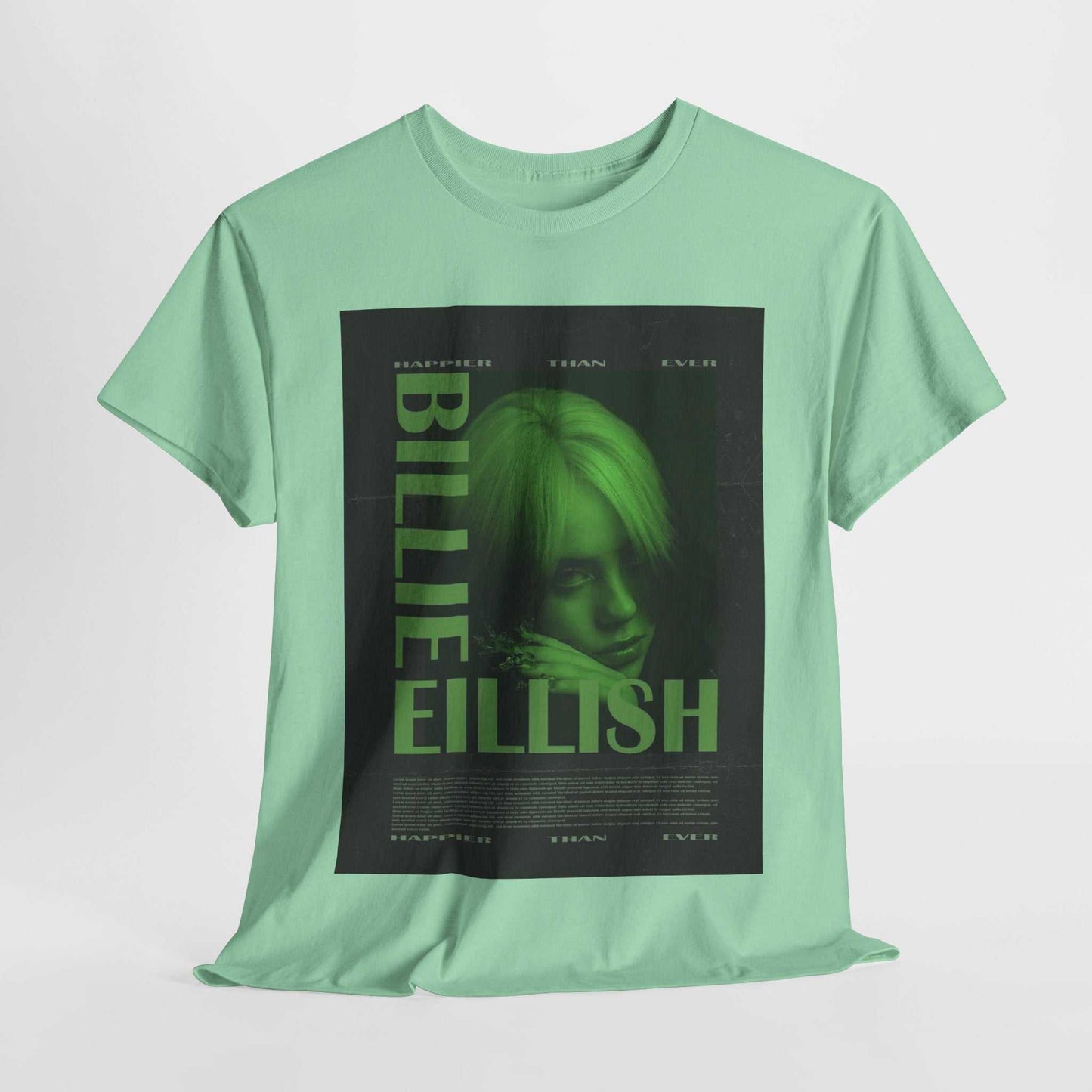 Billie Eillish Musician Unisex Heavy Cotton Tee for Lovers - Roe Creation