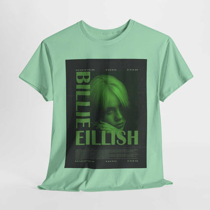 Billie Eillish Musician Unisex Heavy Cotton Tee for Lovers - Roe Creation