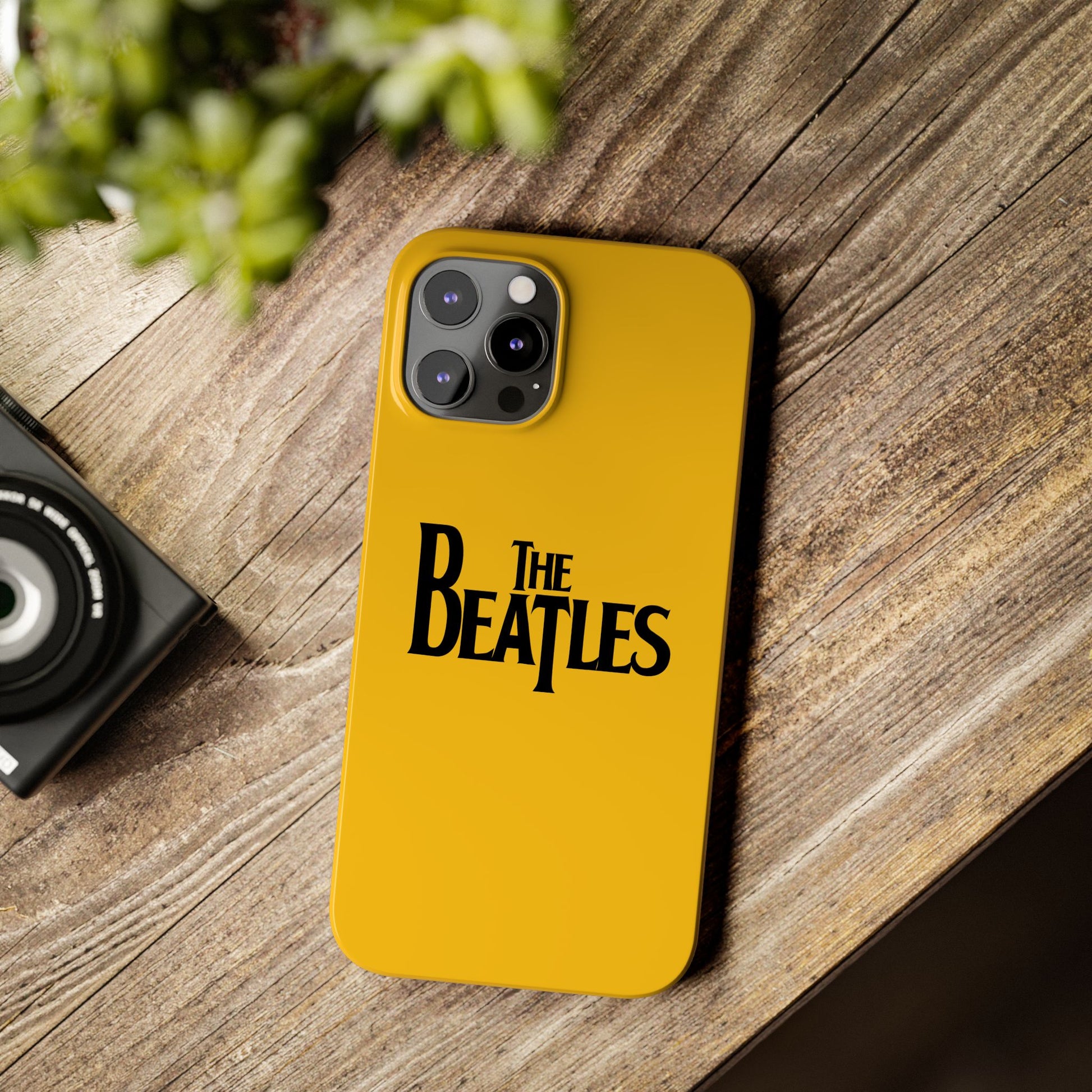 The Beatles Basic Yellow Slim Phone Case - iPhone - Roe Creation