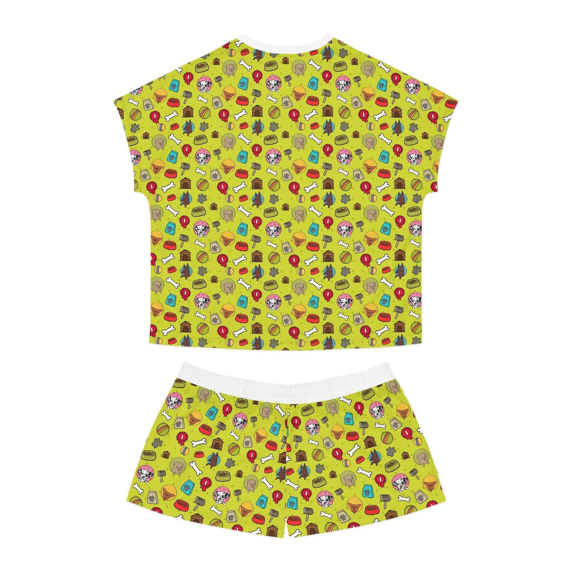 Fun & Colorful Women's Short Pajama Set | Cozy Sleepwear, Gift for Her, Summer - Roe Creation