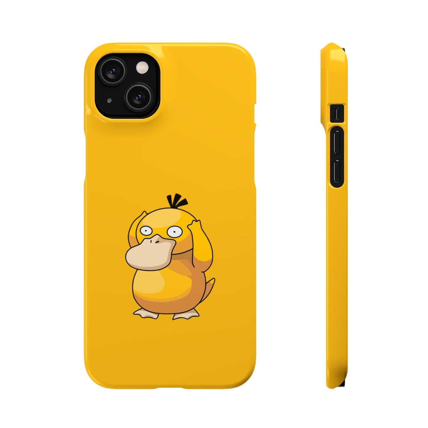 Psyduck Pokemon Snap Phone Cases, Yellow, Cartoon - iPhone, Samsung