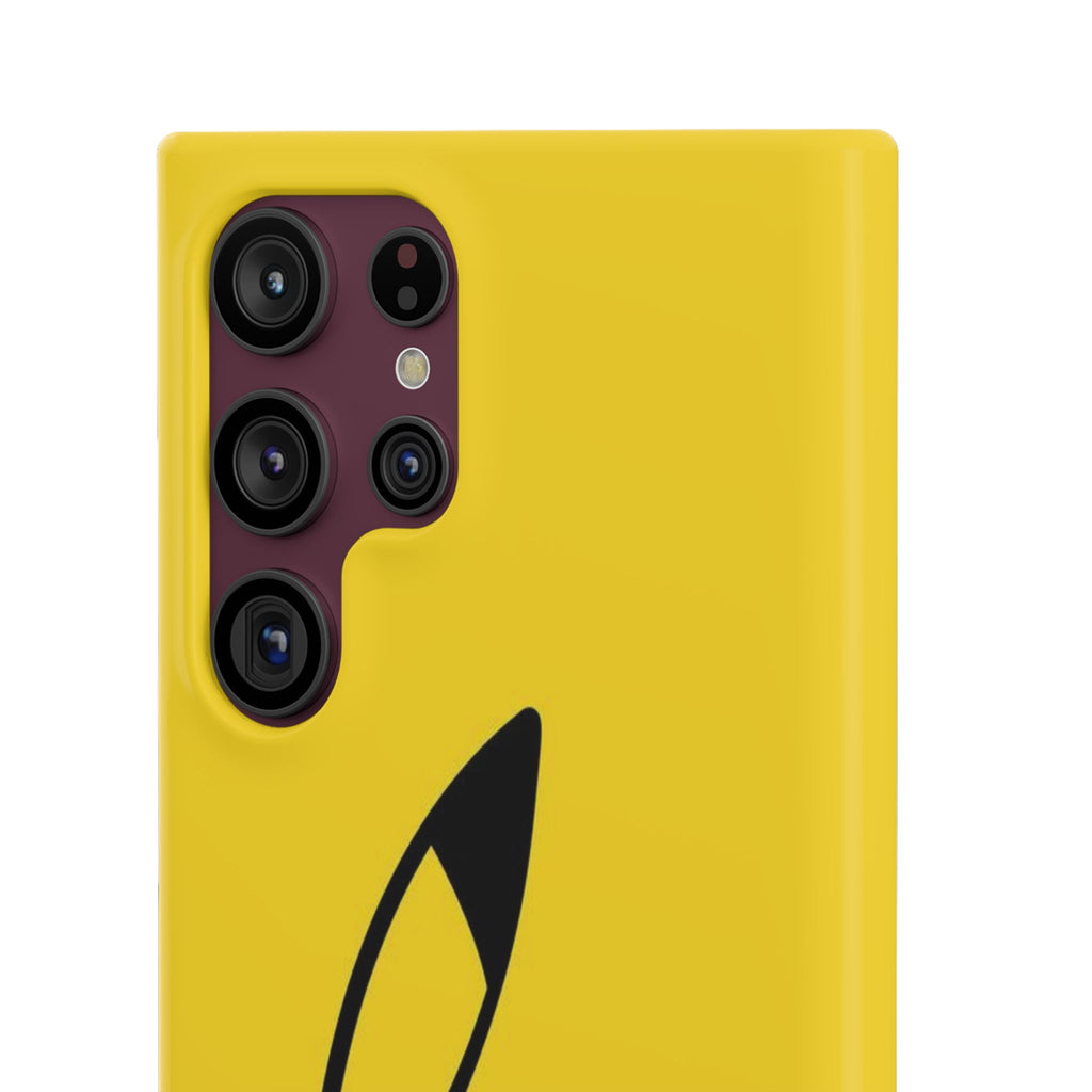 Pikachu Phone Case, Pokemon Phone Case, Snap Cases, Cartoon, Yellow, iPhone, Samsung - Roe Creation