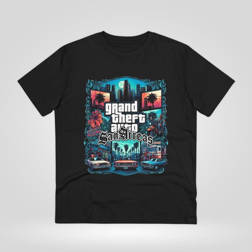 Retro GTA-Inspired Unisex T-Shirt, Gamer Gift, Casual Wear, Streetwear, Urban Style, Cool Graphic Tee - Roe Creation