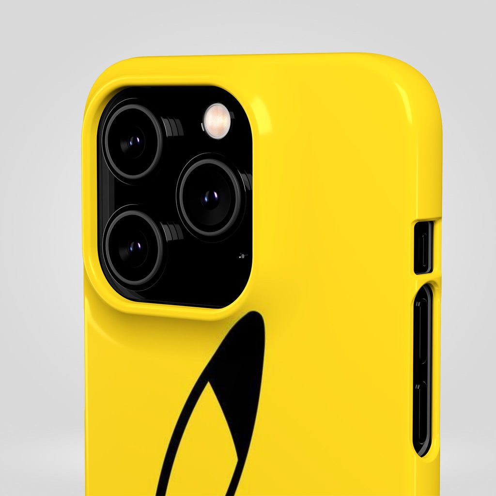 Pikachu Phone Case, Pokemon Phone Case, Snap Cases, Cartoon, Yellow, iPhone, Samsung - Roe Creation