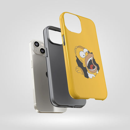 Homer Simpson Phone Case - Tough & Stylish Yellow Case for Fans