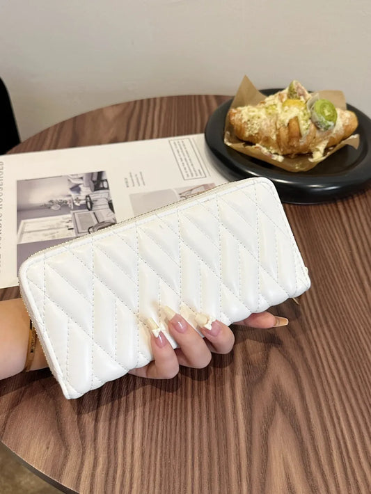PU Leather Solid Color Wallet - Roe Creation
