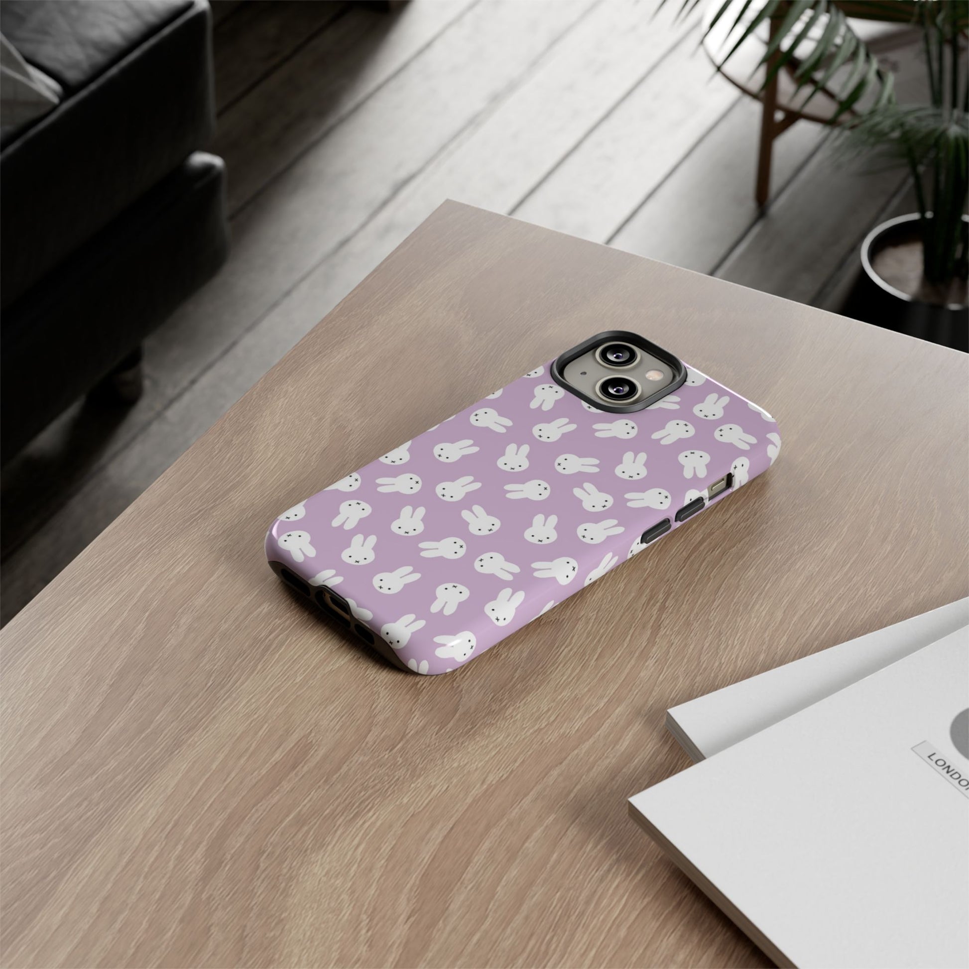 Cute Miffy Lilac Phone Case - Tough Cases for Miffy Lovers, iPhone, Samsung - Roe Creation