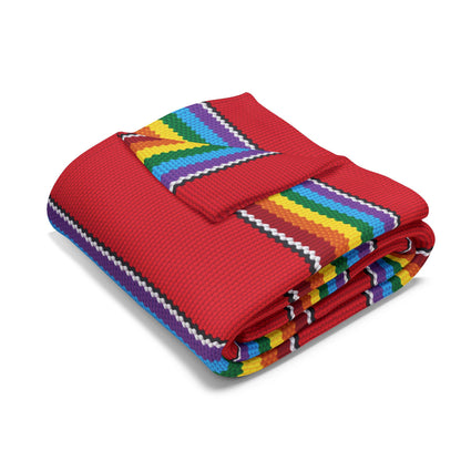 Pride Red Fleece Blanket - Cozy Warmth for Every Occasion