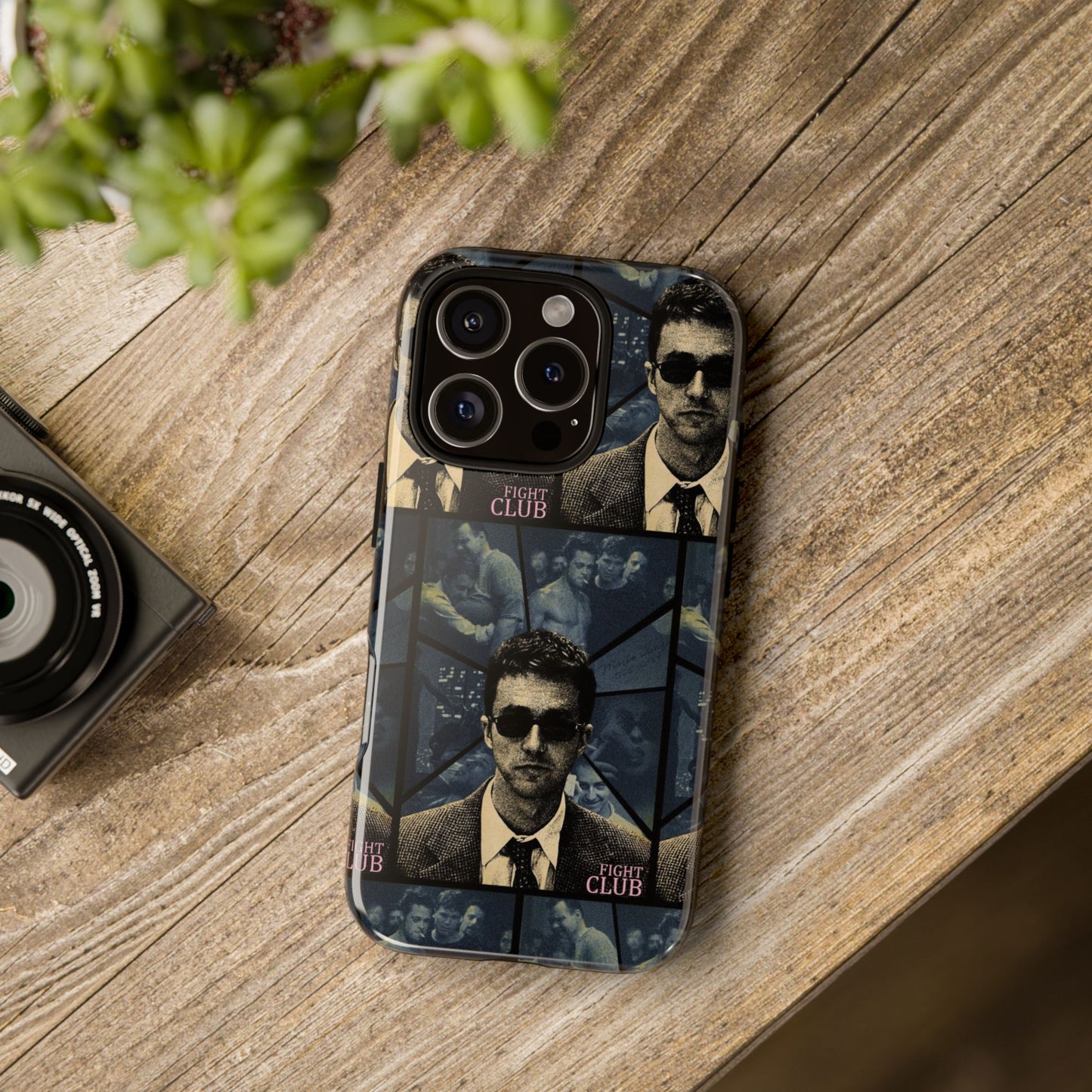 Fight Club Edward Norton Tough Phone Case - Edgy Design for Movie Fans