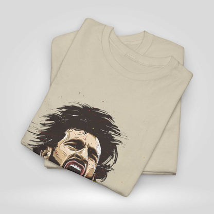 Mohammed Salah Unisex Heavy Cotton Tee - For Liverpool Fans - Roe Creation