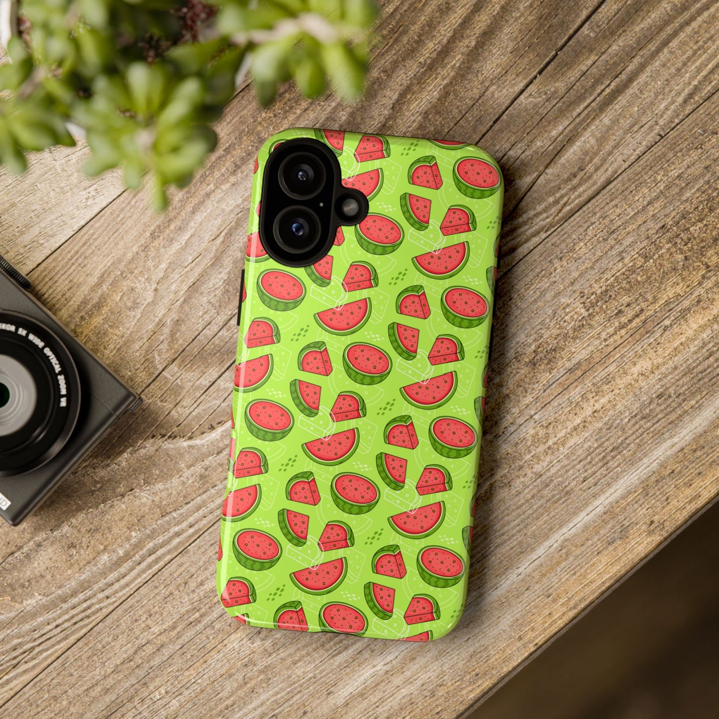 Watermelon Tough iPhone Case – Vibrant Fruit Phone Cover for Summer Vibes - Roe Creation